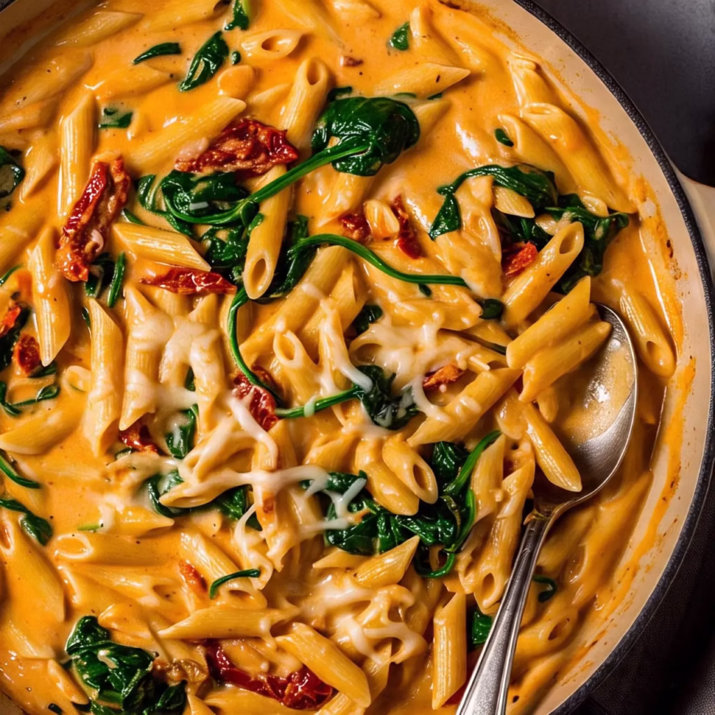 Easy One Pan-Meals Creamy One-Pan Tuscan Pasta