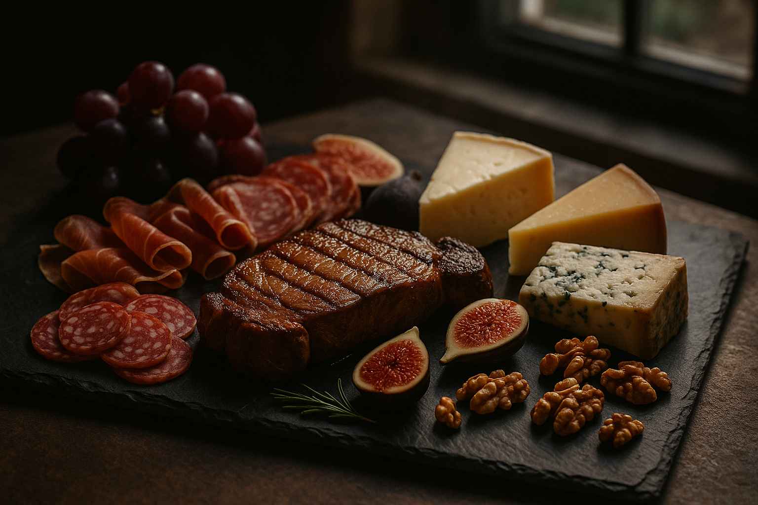 A French-style charcuterie board