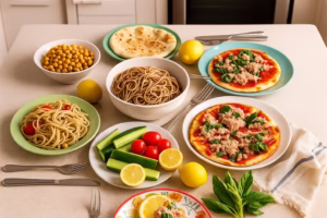 lazy summer dinners