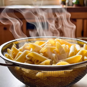penne pasta for creamy garlic chicken pasta
