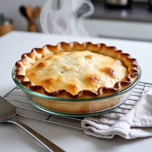 3 ingredient pie crust baked