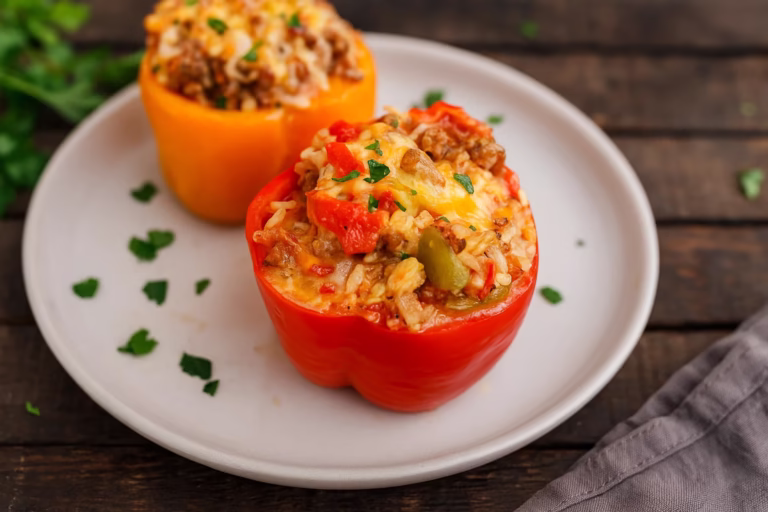 Old Fashioned Stuffed Bell Peppers