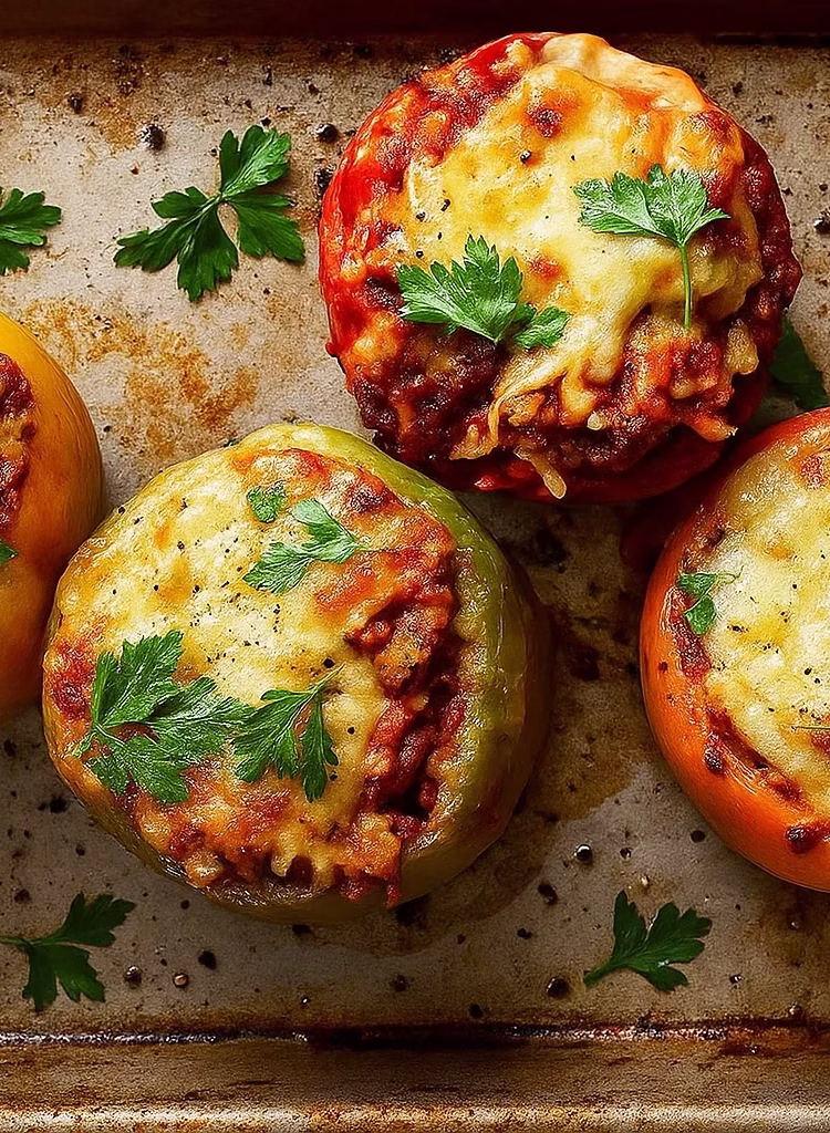 Old Fashioned Stuffed Bell Peppers