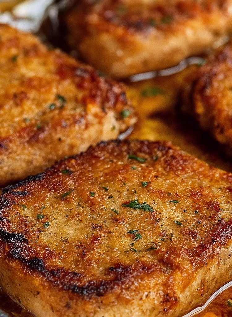 Crispy Baked Parmesan Pork Chop Recipe