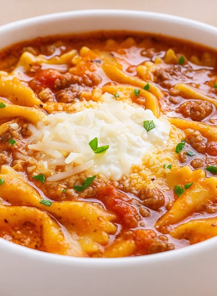 Lasagna Soup